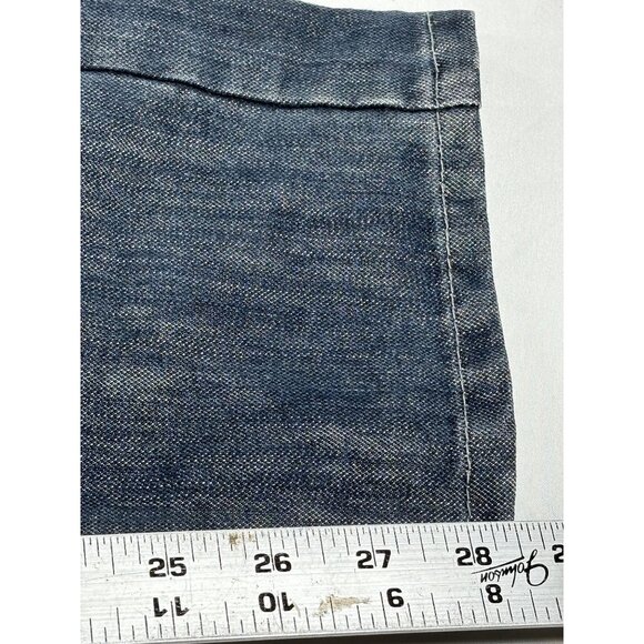 Levi's 511 Slim Fit Jeans Womens 14 Regular Blue Dark Wash EUC - Picture 6 of 7